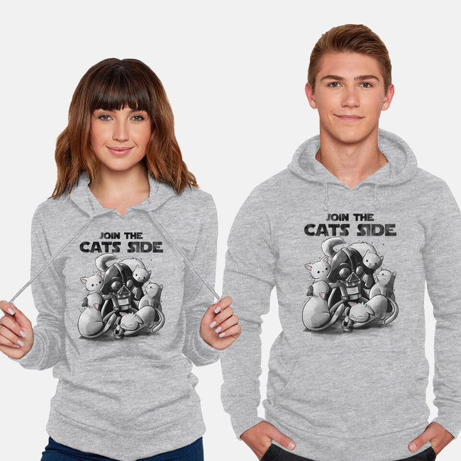 Join The Cats Side-Unisex-Pullover-Sweatshirt-fanfabio