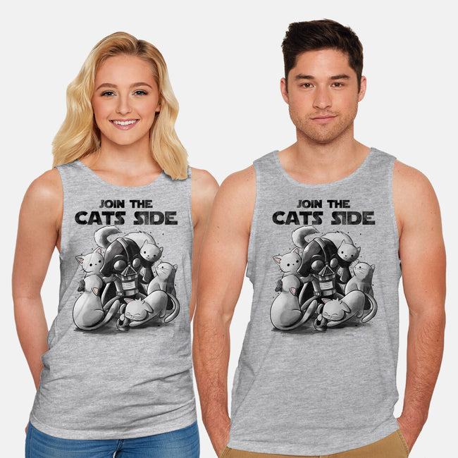 Join The Cats Side-Unisex-Basic-Tank-fanfabio