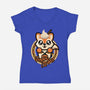 Pumpkin Spice Club-Womens-V-Neck-Tee-jrberger