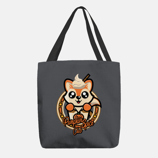 Pumpkin Spice Club-None-Basic Tote-Bag-jrberger