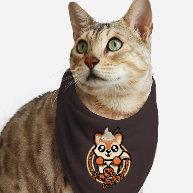 Pumpkin Spice Club-Cat-Bandana-Pet Collar-jrberger