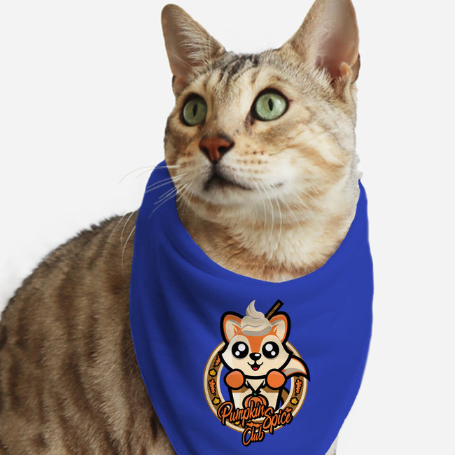 Pumpkin Spice Club-Cat-Bandana-Pet Collar-jrberger