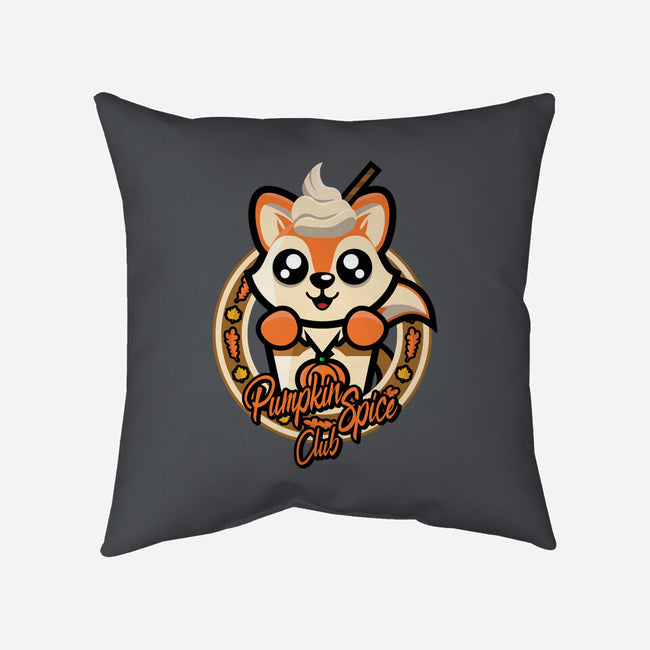 Pumpkin Spice Club-None-Non-Removable Cover w Insert-Throw Pillow-jrberger