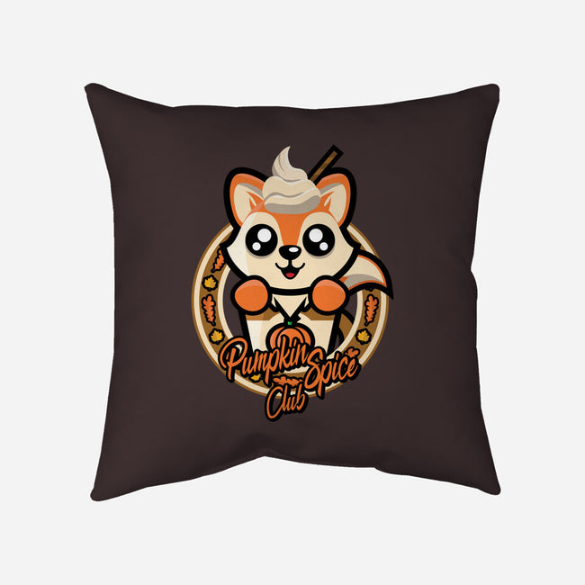 Pumpkin Spice Club-None-Non-Removable Cover w Insert-Throw Pillow-jrberger