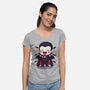 Fangtastic-Womens-V-Neck-Tee-fanfreak1