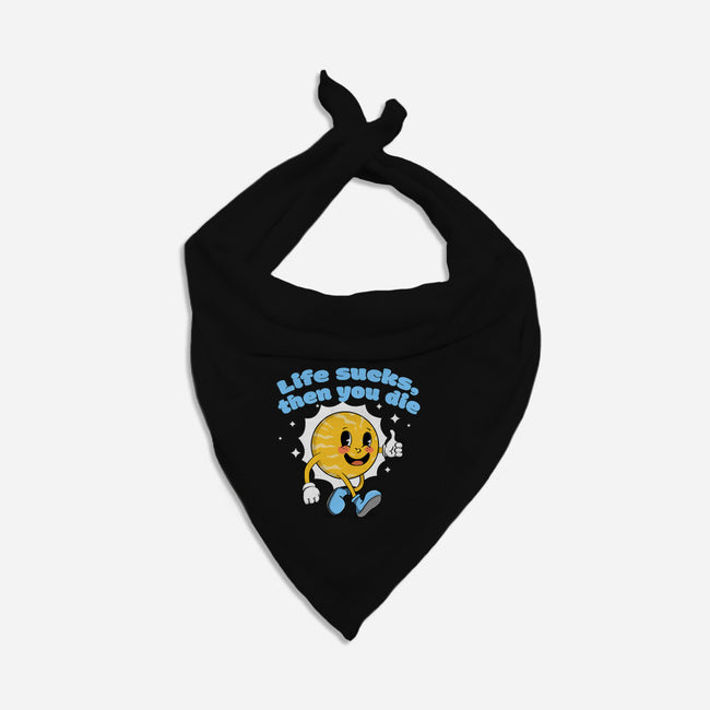 Life Sucks-Cat-Bandana-Pet Collar-IKILO