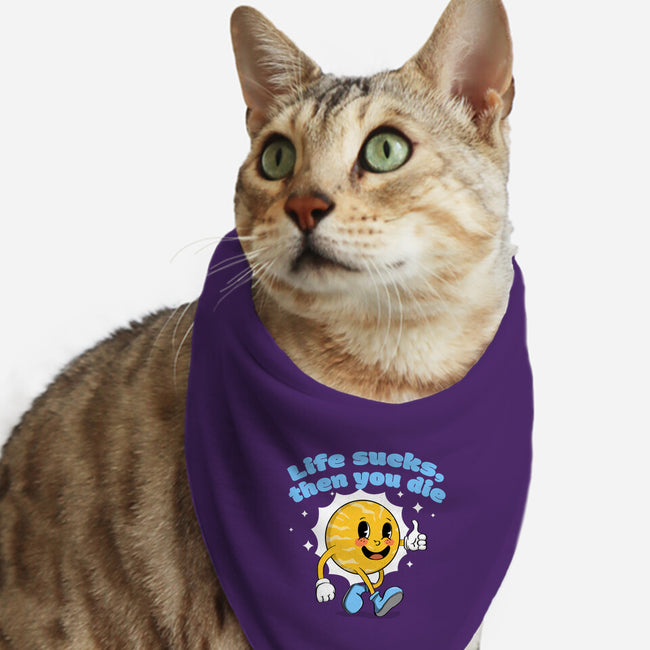 Life Sucks-Cat-Bandana-Pet Collar-IKILO