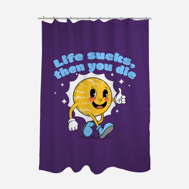 Life Sucks-None-Polyester-Shower Curtain-IKILO