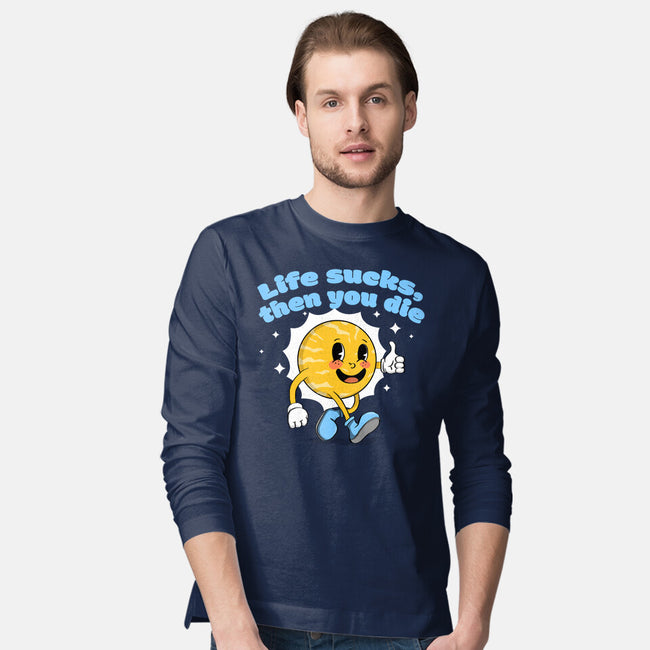 Life Sucks-Mens-Long Sleeved-Tee-IKILO