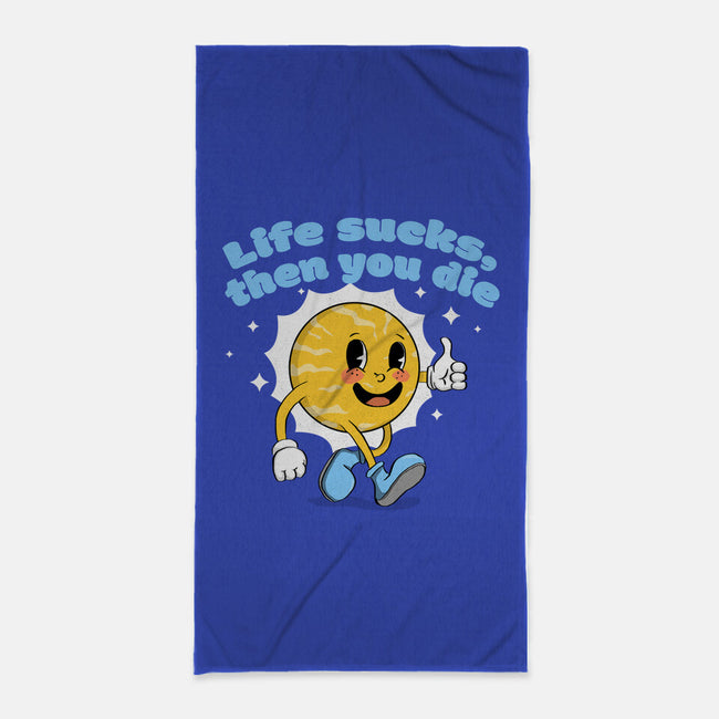 Life Sucks-None-Beach-Towel-IKILO