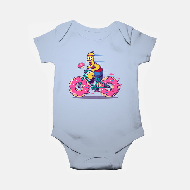 Donut Cycling-Baby-Basic-Onesie-erion_designs