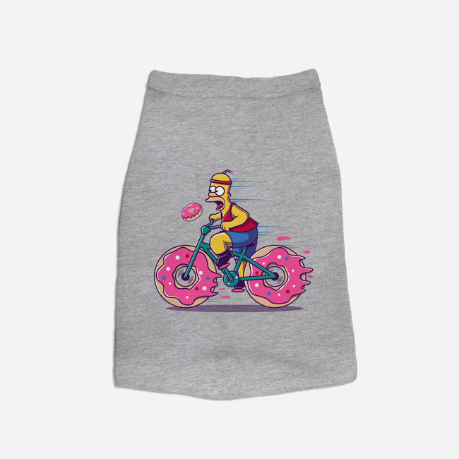 Donut Cycling-Dog-Basic-Pet Tank-erion_designs