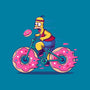 Donut Cycling-None-Fleece-Blanket-erion_designs