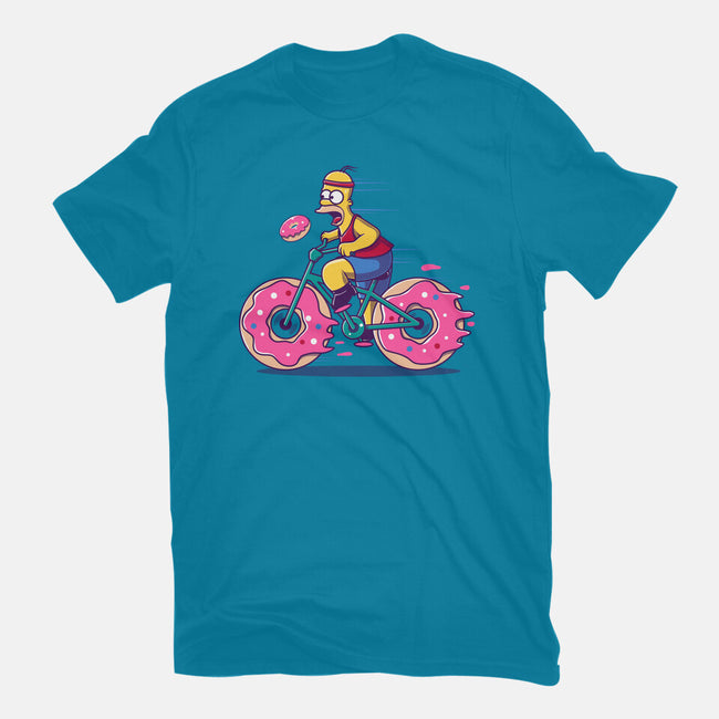 Donut Cycling-Womens-Fitted-Tee-erion_designs