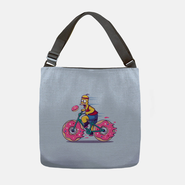 Donut Cycling-None-Adjustable Tote-Bag-erion_designs