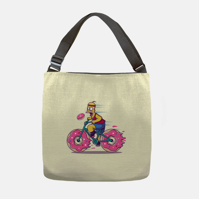 Donut Cycling-None-Adjustable Tote-Bag-erion_designs