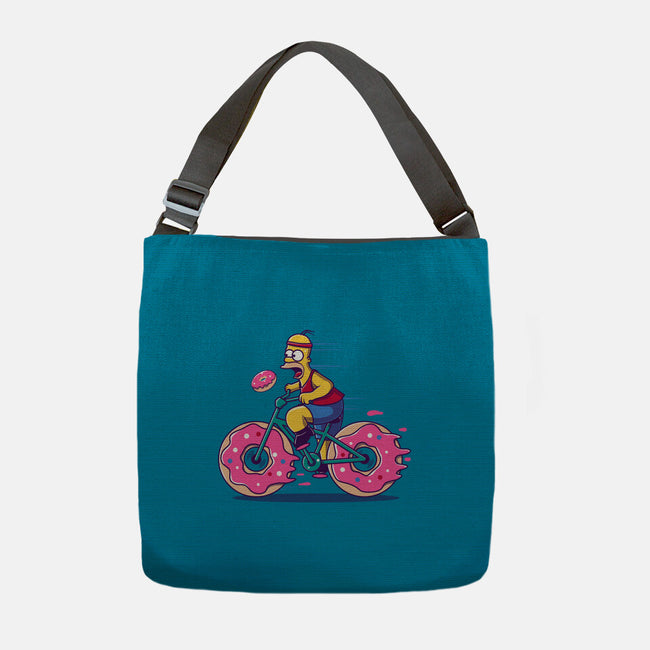 Donut Cycling-None-Adjustable Tote-Bag-erion_designs