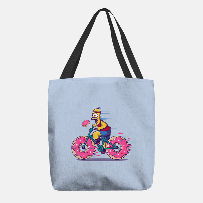 Donut Cycling-None-Basic Tote-Bag-erion_designs