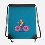 Donut Cycling-None-Drawstring-Bag-erion_designs