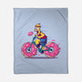 Donut Cycling-None-Fleece-Blanket-erion_designs