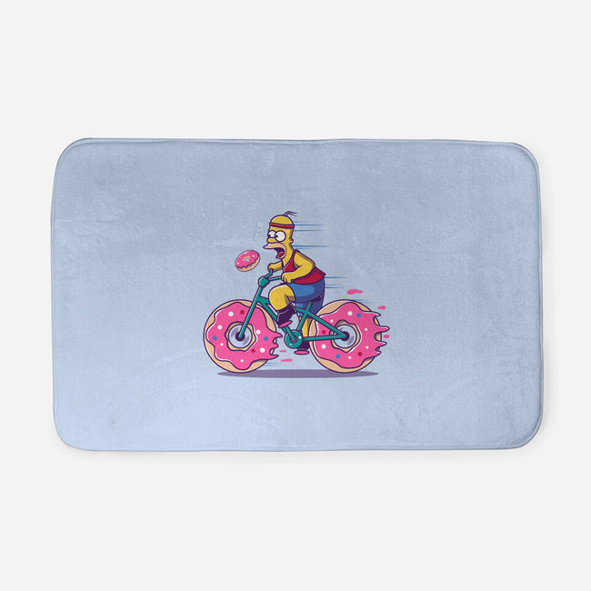 Donut Cycling-None-Memory Foam-Bath Mat-erion_designs