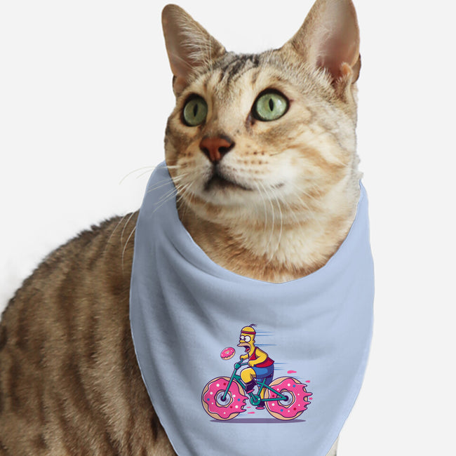 Donut Cycling-Cat-Bandana-Pet Collar-erion_designs