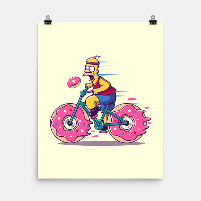 Donut Cycling-None-Matte-Poster-erion_designs