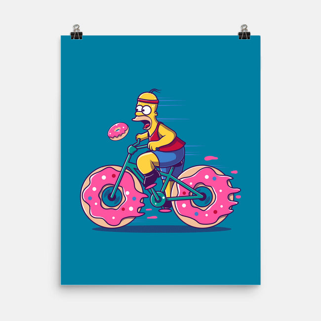 Donut Cycling-None-Matte-Poster-erion_designs