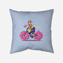 Donut Cycling-None-Removable Cover w Insert-Throw Pillow-erion_designs