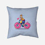 Donut Cycling-None-Removable Cover-Throw Pillow-erion_designs