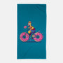 Donut Cycling-None-Beach-Towel-erion_designs