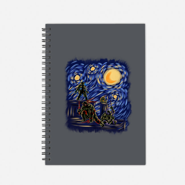 Turtle Into The Night-None-Dot Grid-Notebook-nickzzarto