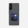 Turtle Into The Night-Samsung-Snap-Phone Case-nickzzarto