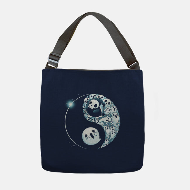 Ying Yang Nightmare-None-Adjustable Tote-Bag-Vallina84