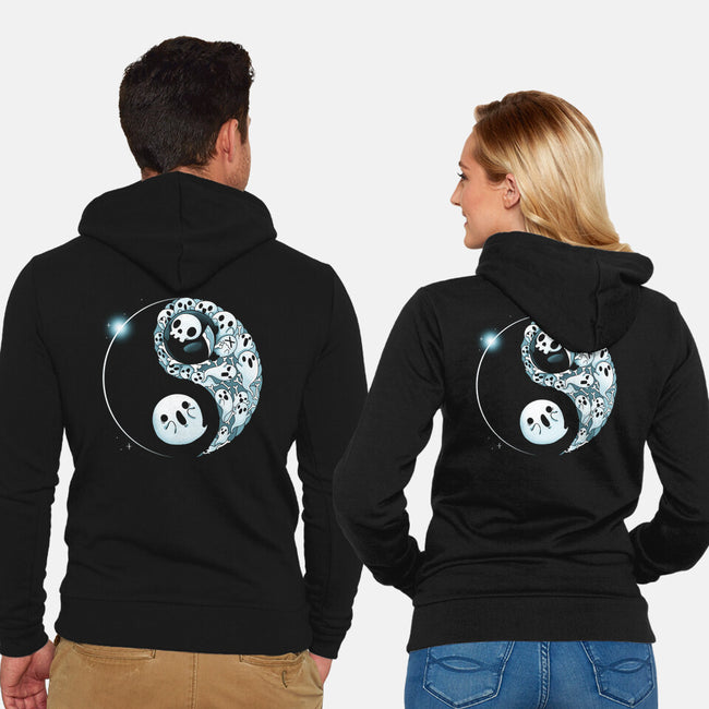 Ying Yang Nightmare-Unisex-Zip-Up-Sweatshirt-Vallina84