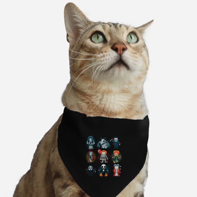 Halloween Nerd-Cat-Adjustable-Pet Collar-Vallina84