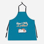 How I Deal With Problems-Unisex-Kitchen-Apron-Freecheese