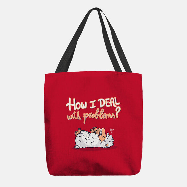 How I Deal With Problems-None-Basic Tote-Bag-Freecheese