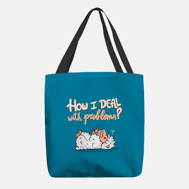 How I Deal With Problems-None-Basic Tote-Bag-Freecheese