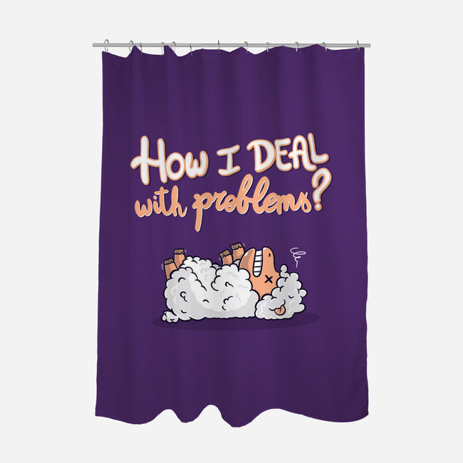 How I Deal With Problems-None-Polyester-Shower Curtain-Freecheese