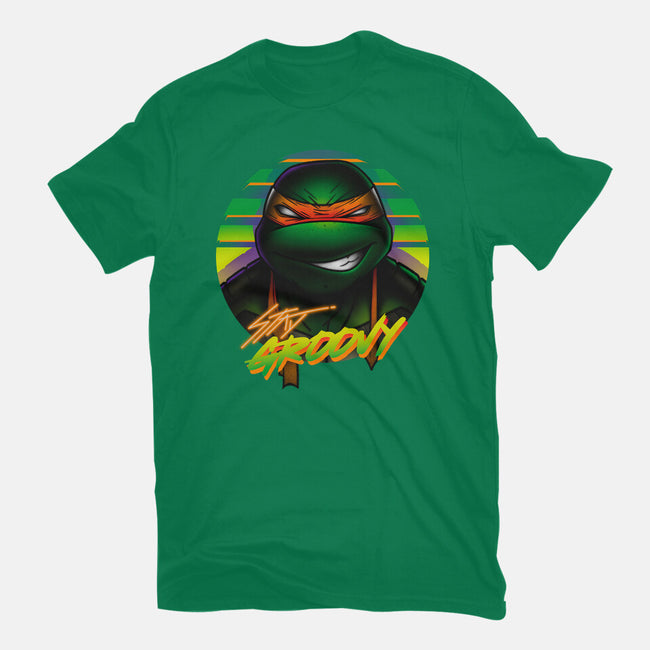 Stay Groovy Turtle-Mens-Heavyweight-Tee-Getsousa!