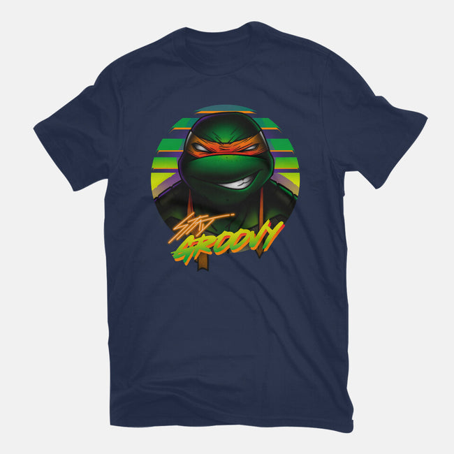 Stay Groovy Turtle-Mens-Basic-Tee-Getsousa!