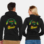 Stay Groovy Turtle-Unisex-Zip-Up-Sweatshirt-Getsousa!