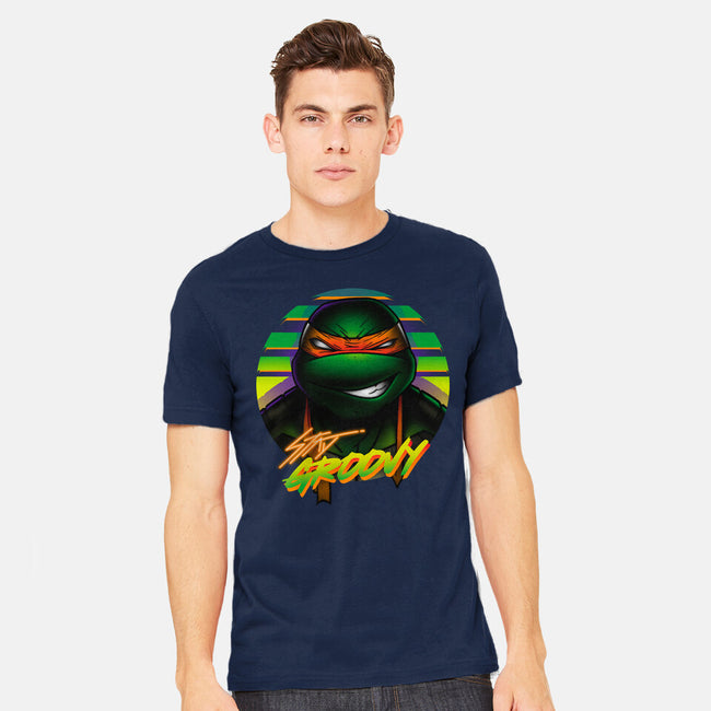 Stay Groovy Turtle-Mens-Heavyweight-Tee-Getsousa!