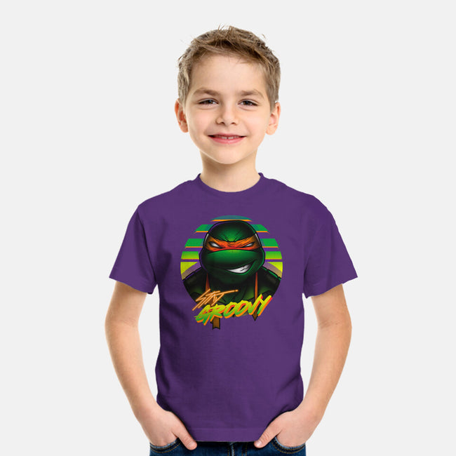 Stay Groovy Turtle-Youth-Basic-Tee-Getsousa!