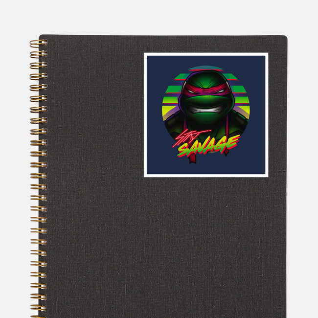 Stay Savage Turtle-None-Glossy-Sticker-Getsousa!