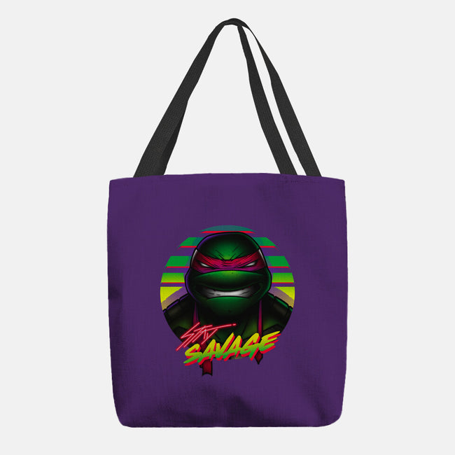 Stay Savage Turtle-None-Basic Tote-Bag-Getsousa!