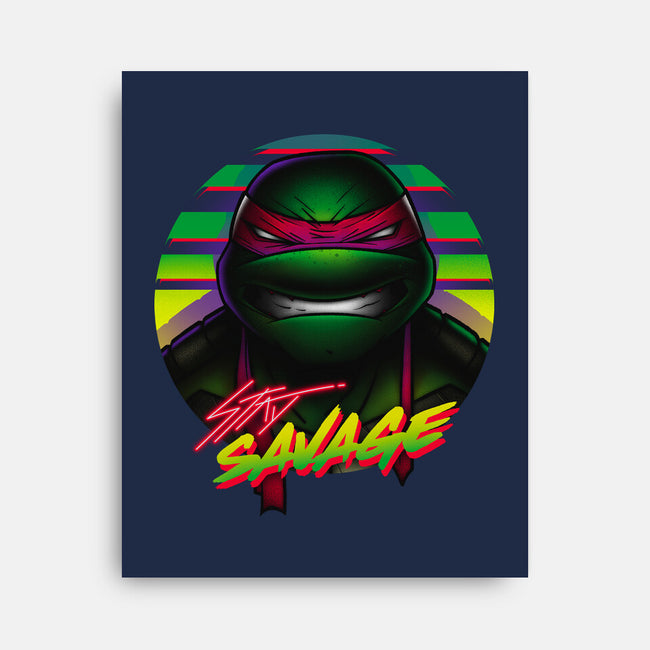 Stay Savage Turtle-None-Stretched-Canvas-Getsousa!
