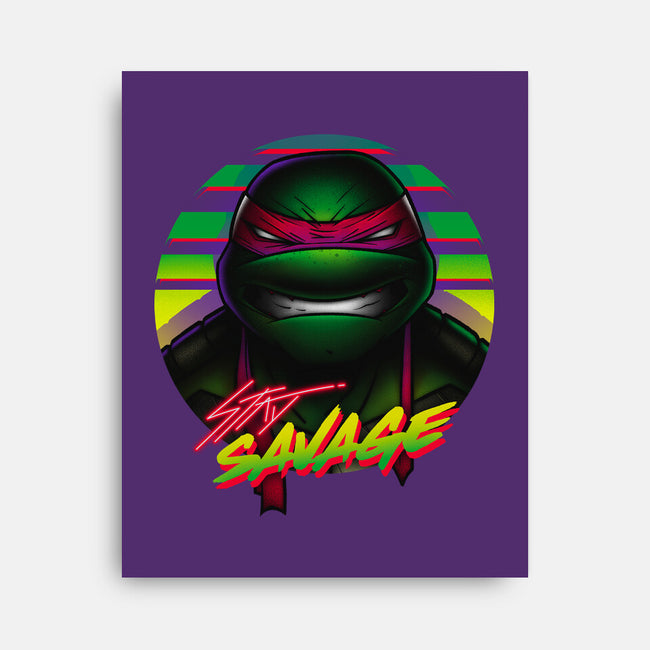 Stay Savage Turtle-None-Stretched-Canvas-Getsousa!