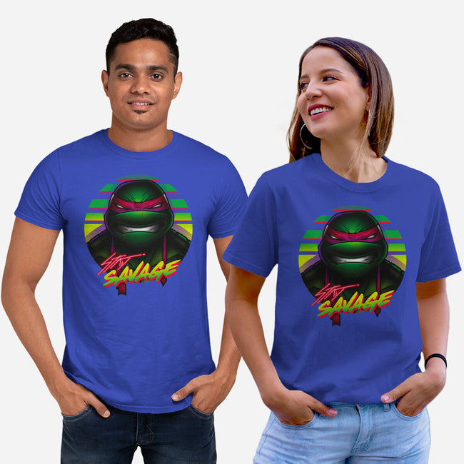 Stay Savage Turtle-Unisex-Basic-Tee-Getsousa!